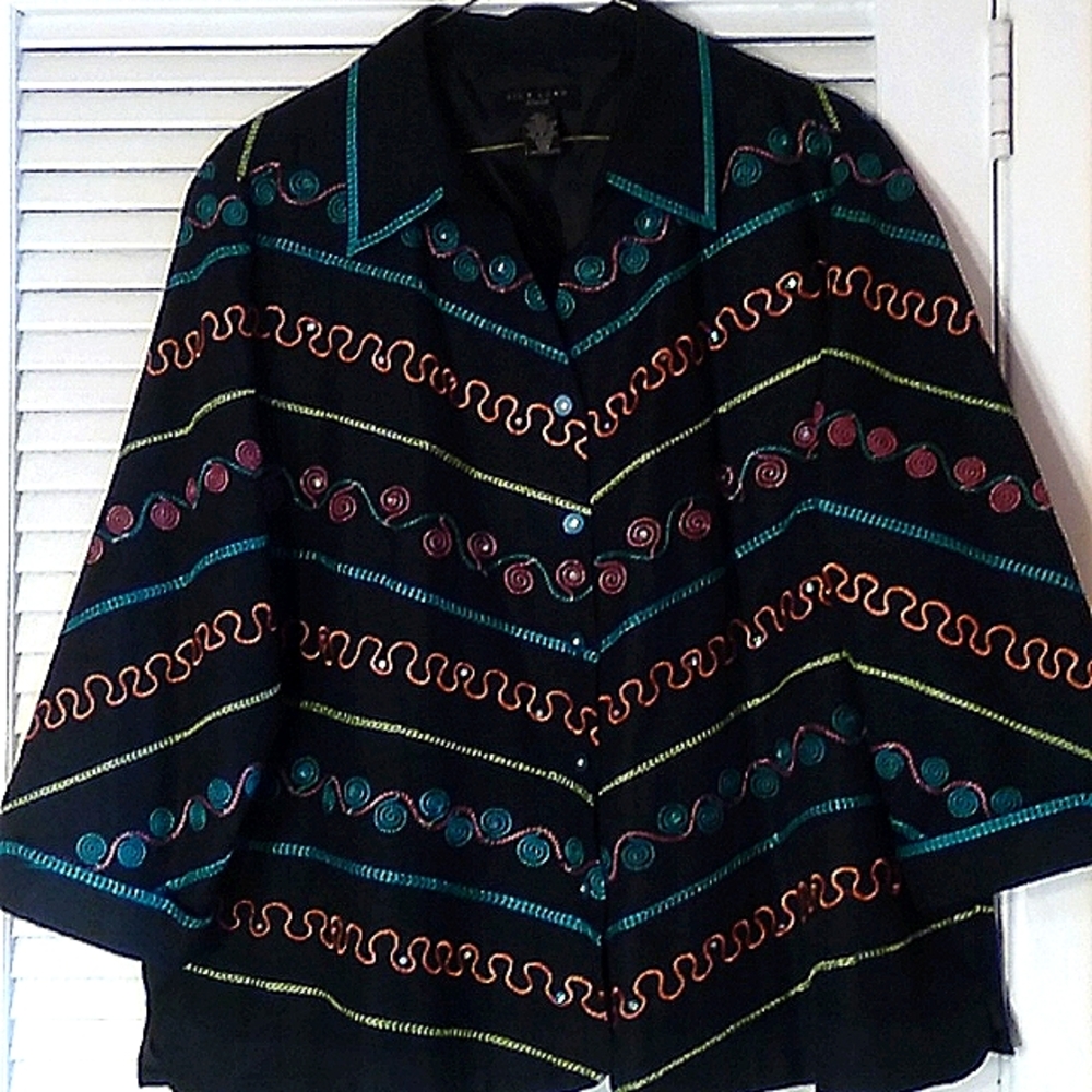 Silk Land embroidered jacket